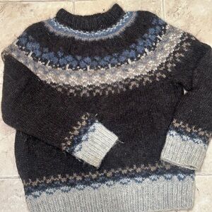 Icelandic wool sweater men’s